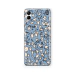 Multitronic Samsung Galaxy A04 ile Uyumlu Artsy Cat Tasarım Baskılı Şeffaf Kılıf
