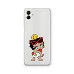 Multitronic Samsung Galaxy A04 ile Uyumlu Baby Betty Boop Tasarım Baskılı Şeffaf Kılıf