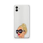 Multitronic Samsung Galaxy A04 ile Uyumlu Bye Next Tasarım Baskılı Şeffaf Kılıf