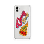 Multitronic Samsung Galaxy A04 ile Uyumlu Cherry Bomb Tasarım Baskılı Şeffaf Kılıf