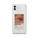 Multitronic Samsung Galaxy A04 ile Uyumlu Cold As You Poster Tasarım Baskılı Şeffaf Kılıf