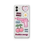 Multitronic Samsung Galaxy A04 ile Uyumlu Cool Girls Tasarım Baskılı Şeffaf Kılıf