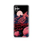 Multitronic Samsung Galaxy A04 ile Uyumlu Dağ Tasarım Baskılı Şeffaf Kılıf