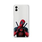 Multitronic Samsung Galaxy A04 ile Uyumlu Deadpool Tasarım Baskılı Şeffaf Kılıf