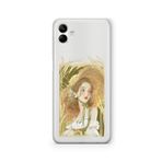 Multitronic Samsung Galaxy A04 ile Uyumlu Farmer Girl Tasarım Baskılı Şeffaf Kılıf