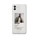 Multitronic Samsung Galaxy A04 ile Uyumlu Kanye West Paralorid Poster Tasarım Baskılı Şeffaf Kılıf