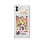 Multitronic Samsung Galaxy A04 ile Uyumlu Kawaii Girl Tasarım Baskılı Şeffaf Kılıf