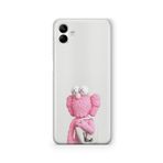 Multitronic Samsung Galaxy A04 ile Uyumlu Kaws Tasarım Baskılı Şeffaf Kılıf