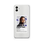 Multitronic Samsung Galaxy A04 ile Uyumlu Kendrick Lamar Paralorid Poster Tasarım Baskılı Şeffaf Kılıf
