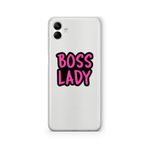 Multitronic Samsung Galaxy A04 ile Uyumlu Lady Tasarım Baskılı Şeffaf Kılıf