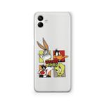 Multitronic Samsung Galaxy A04 ile Uyumlu Looney Tunes Tasarım Baskılı Şeffaf Kılıf