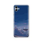 Multitronic Samsung Galaxy A04 ile Uyumlu Manzara Tasarım Baskılı Şeffaf Kılıf