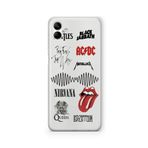 Multitronic Samsung Galaxy A04 ile Uyumlu Metallica Tasarım Baskılı Şeffaf Kılıf, laroa040146