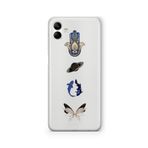 Multitronic Samsung Galaxy A04 ile Uyumlu Miriam Hand Tasarım Baskılı Şeffaf Kılıf
