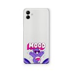 Multitronic Samsung Galaxy A04 ile Uyumlu Mood Ayıcık Tasarım Baskılı Şeffaf Kılıf