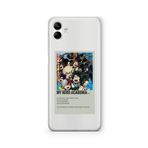 Multitronic Samsung Galaxy A04 ile Uyumlu My Hero Academia Palaroid Poster Tasarım Baskılı Şeffaf Kılıf