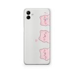 Multitronic Samsung Galaxy A04 ile Uyumlu Pigs Tasarım Baskılı Şeffaf Kılıf