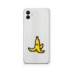 Multitronic Samsung Galaxy A04 ile Uyumlu Piksel Muz Tasarım Baskılı Şeffaf Kılıf