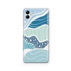 Multitronic Samsung Galaxy A04 ile Uyumlu Rogue Waves Tasarım Baskılı Şeffaf Kılıf