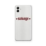 Multitronic Samsung Galaxy A04 ile Uyumlu Savage Tasarım Baskılı Şeffaf Kılıf