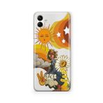 Multitronic Samsung Galaxy A04 ile Uyumlu Shining Soul Tasarım Baskılı Şeffaf Kılıf