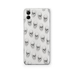 Multitronic Samsung Galaxy A04 ile Uyumlu Skulls Tasarım Baskılı Şeffaf Kılıf