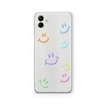Multitronic Samsung Galaxy A04 ile Uyumlu Smile Tasarım Baskılı Şeffaf Kılıf, laroa04076
