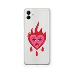 Multitronic Samsung Galaxy A04 ile Uyumlu Tears Of Your Heart Tasarım Baskılı Şeffaf Kılıf