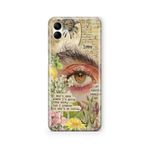 Multitronic Samsung Galaxy A04 ile Uyumlu The Eyes Tasarım Baskılı Şeffaf Kılıf