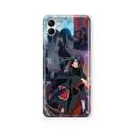 Multitronic Samsung Galaxy A04 ile Uyumlu Uchiha Itachi Tasarım Baskılı Şeffaf Kılıf, laroa040341