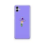 Multitronic Samsung Galaxy A04 ile Uyumlu Ufo Tasarım Baskılı Şeffaf Kılıf