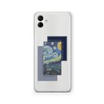 Multitronic Samsung Galaxy A04 ile Uyumlu Van Gogh Tasarım Baskılı Şeffaf Kılıf, laroa04081
