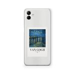 Multitronic Samsung Galaxy A04 ile Uyumlu Van Gogh Tasarım Baskılı Şeffaf Kılıf, laroa04430