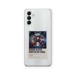 Multitronic Samsung Galaxy A04s ile Uyumlu Demon Slayer Paralorid Poster Tasarım Baskılı Şeffaf Kılıf