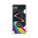 Multitronic Samsung Galaxy A05 ile Uyumlu Space Rider Tasarım Baskılı Şeffaf Kılıf