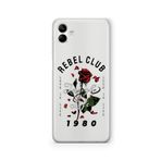 Multitronic Samsung Galaxy A06 ile Uyumlu Rebel Club Tasarım Baskılı Şeffaf Kılıf