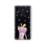 Multitronic Samsung Galaxy A10s ile Uyumlu 90s Girl Tasarım Baskılı Şeffaf Kılıf