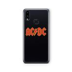 Multitronic Samsung Galaxy A10s ile Uyumlu ACDC Tasarım Baskılı Şeffaf Kılıf