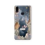 Multitronic Samsung Galaxy A10s ile Uyumlu Afrodit Tasarım Baskılı Şeffaf Kılıf, laroa10s0127