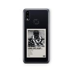 Multitronic Samsung Galaxy A10s ile Uyumlu Asap Rocky Palaroid Poster Tasarım Baskılı Şeffaf Kılıf