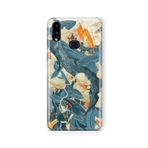 Multitronic Samsung Galaxy A10s ile Uyumlu Balina Tasarım Baskılı Şeffaf Kılıf