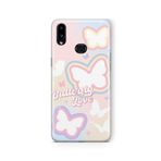 Multitronic Samsung Galaxy A10s ile Uyumlu Butterfly Love Tasarım Baskılı Şeffaf Kılıf