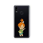 Multitronic Samsung Galaxy A10s ile Uyumlu Çakıl Çakmaktaş Tasarım Baskılı Şeffaf Kılıf