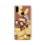 Multitronic Samsung Galaxy A10s ile Uyumlu Demon Slayer Tasarım Baskılı Şeffaf Kılıf