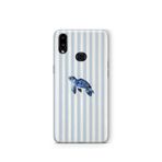 Multitronic Samsung Galaxy A10s ile Uyumlu Deniz Kaplumbağası Desenli Şeffaf Telefon Kılıfı
