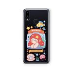 Multitronic Samsung Galaxy A10s ile Uyumlu Deniz Kızı Tasarım Baskılı Şeffaf Kılıf