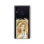 Multitronic Samsung Galaxy A10s ile Uyumlu Farmer Girl Tasarım Baskılı Şeffaf Kılıf