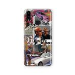 Multitronic Samsung Galaxy A10s ile Uyumlu Fast and Furious Tasarım Baskılı Şeffaf Kılıf, laroa10s0260