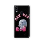 Multitronic Samsung Galaxy A10s ile Uyumlu Gym Rat Tasarım Baskılı Şeffaf Kılıf