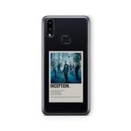 Multitronic Samsung Galaxy A10s ile Uyumlu Inception Paralorid Poster Tasarım Baskılı Şeffaf Kılıf
